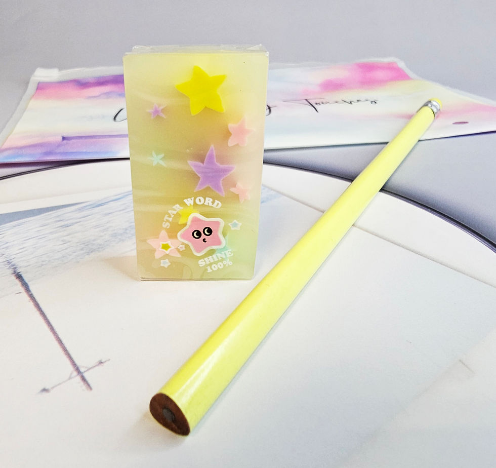 Thumbnail: Adorable Japanese Kawaii Variety Stationery Set – Magic Eraser Pens / HB Pencils