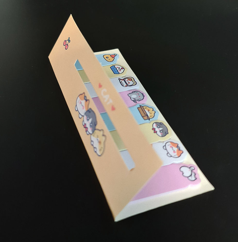Thumbnail: Cute Kitten Japanese Cat stationery set – Little Sunny Touches - 4 pcs