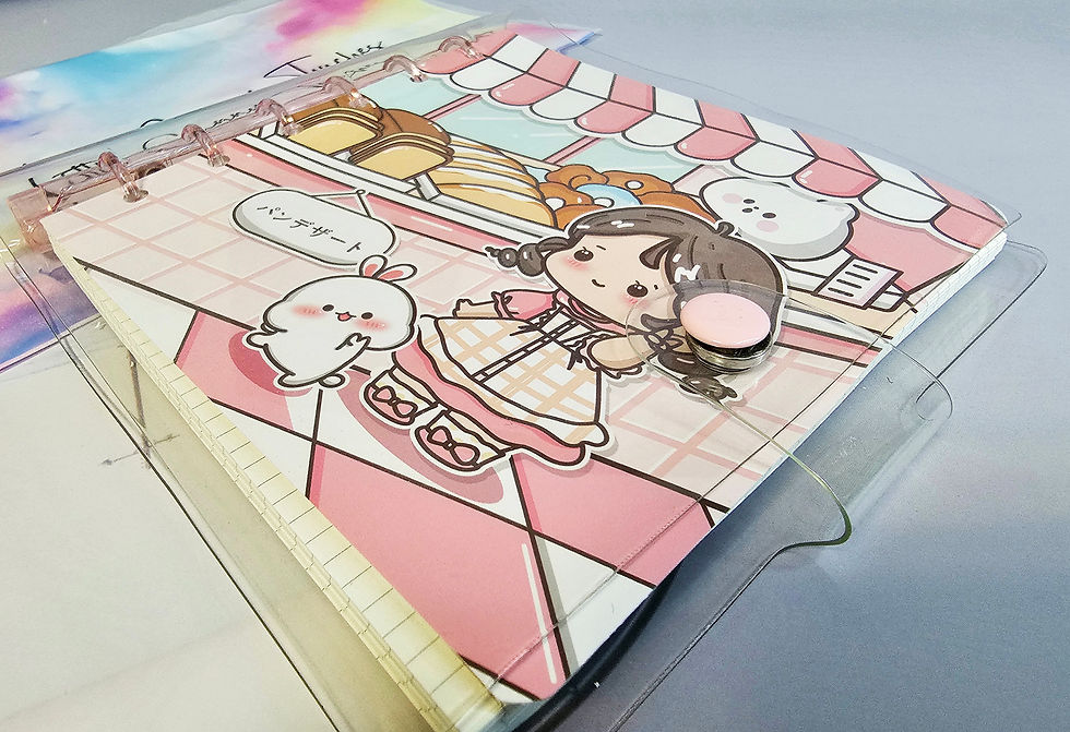 Thumbnail: Cute Kawaii Anime Bakery Girl with Rabbit Japanese Kawaii Notebook/Jotter