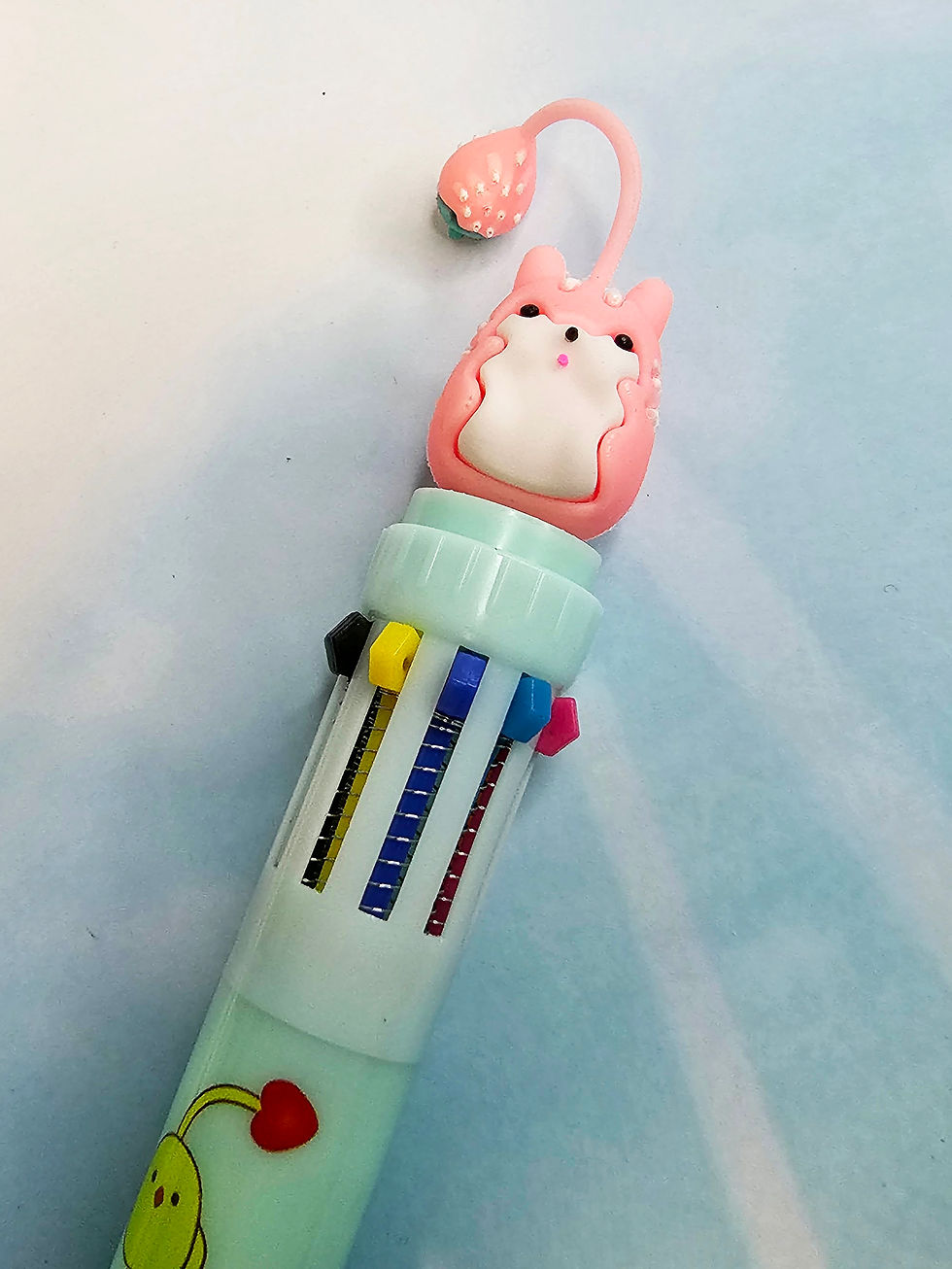 Thumbnail: Set of 3 Japanese Kawaii Multi-colour Ball Pens – 10 Colours