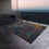 Thumbnail: Outdoor Rug with Artist's Print (0543) Yellow Red Aqua Blue