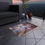 Thumbnail: Outdoor Rug with Artist's Print (0527) Brown Blue Beige