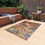 Thumbnail: Outdoor Rug with Artist's Print (0539) Pink Blue