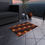 Thumbnail: Outdoor Rug with Artist's Print (0132) Red Black Orange Cream Pattern