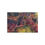 Thumbnail: Outdoor Rug with Artist's Print (0537) Yellow Blue Rose
