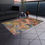 Thumbnail: Outdoor Rug with Artist's Print (0539) Pink Blue