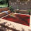 Thumbnail: Outdoor Rug with Artist's Print (0450) Red Black white