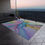 Thumbnail: Outdoor Rug with Artist's Print (0615) Pastel Colors