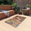 Thumbnail: Outdoor Rug with Artist's Print (0539) Pink Blue