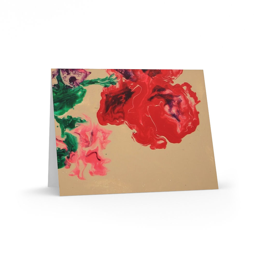 Thumbnail: Artist's print on Greeting cards - Thank you so very much  (8, 16, 24 pcs)(0150)