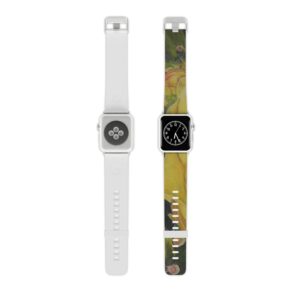 Thumbnail: Artist's Print on Watch Band for Apple Watch (0201) Cactus Bloom