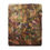 Thumbnail: Sherpa Fleece Blanket with Artists print(0536) in gold green brown and pink