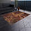 Thumbnail: Outdoor Rug with Artist's Print (0535) Yellow Red White Brown