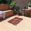 Thumbnail: Outdoor Rug with Artist's Print (0538) Red Brown Yellow Beige