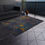 Thumbnail: Outdoor Rug with Artist's Print (0543) Yellow Red Aqua Blue