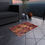 Thumbnail: Outdoor Rug with Artist's Print (0538) Red Brown Yellow Beige