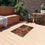 Thumbnail: Outdoor Rug with Artist's Print (0535) Yellow Red White Brown