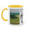 Thumbnail: Two-Tone 11 oz Coffee Mug (Love Camping-01) & Artist's Colorado print (0572)