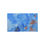 Thumbnail: Outdoor Chenille Rug with Artist's Print (0610) Pastel Blue and light brown