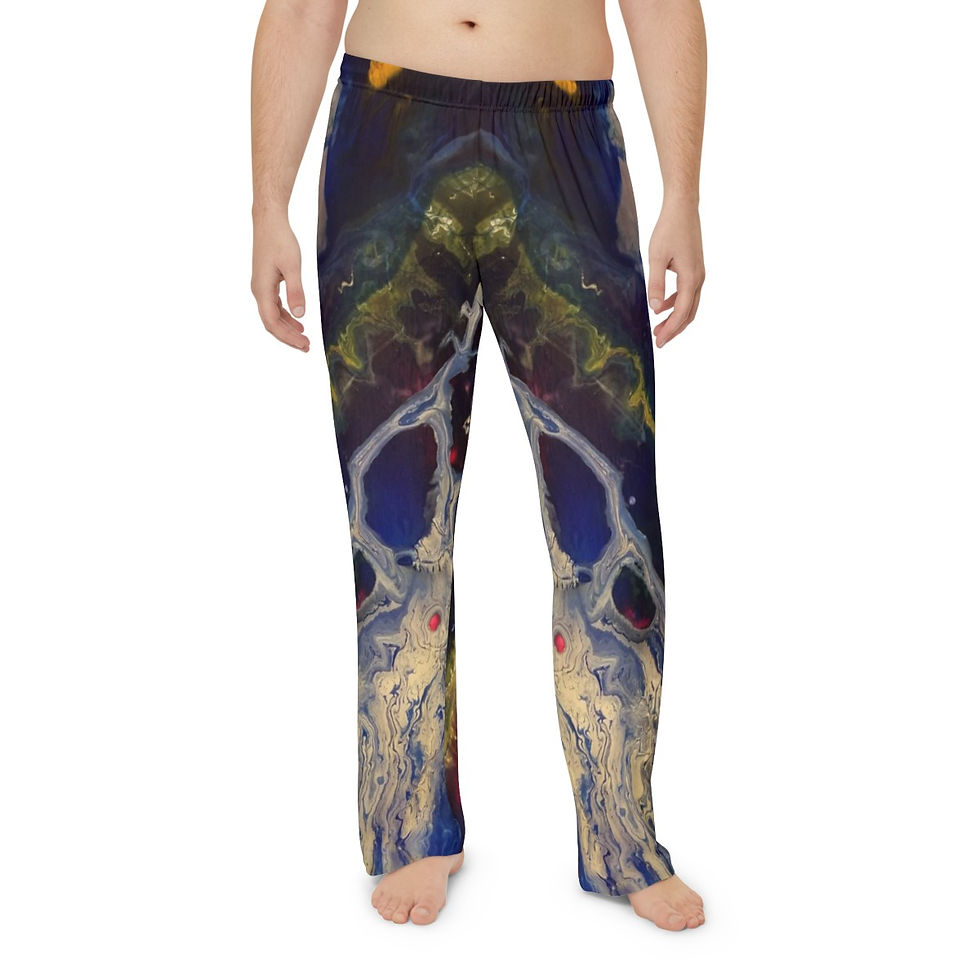 Thumbnail: Men's Pajama Pants (AOP) (0136)