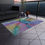 Thumbnail: Outdoor Rug with Artist's Print (0615) Pastel Colors