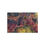Thumbnail: Outdoor Rug with Artist's Print (0537) Yellow Blue Rose
