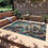 Thumbnail: Outdoor Rug with Artist's Print (0525) Blue Brown Aqua