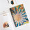 Thumbnail: Aqua Blue Closeup Cactus print on Spiral Notebook - Cactus Print (0546). 