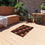 Thumbnail: Outdoor Rug with Artist's Print (0132) Red Black Orange Cream Pattern