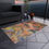 Thumbnail: Outdoor Rug with Artist's Print (0539) Pink Blue