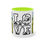 Thumbnail: Two-Tone 11 oz Coffee Mug (Love Camping-01) & Artist's Colorado print (0572)