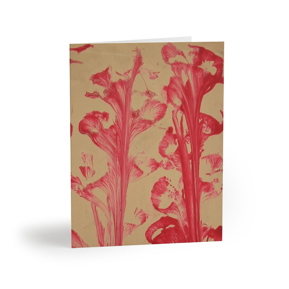 Thumbnail: Artist's print on Greeting cards (Thank you so very much) (8, 16,  24 pcs)(0152)