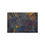 Thumbnail: Outdoor Rug with Artist's Print (0543) Yellow Red Aqua Blue