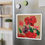 Thumbnail: Artist's print on Custom Die-Cut Magnets (0150) (Pansies)