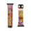 Thumbnail: Apple Watch Band with Artistic Abstract Print  (0560) (Black Yellow Purple)
