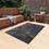 Thumbnail: Outdoor Rug with Artist's Print (0543) Yellow Red Aqua Blue