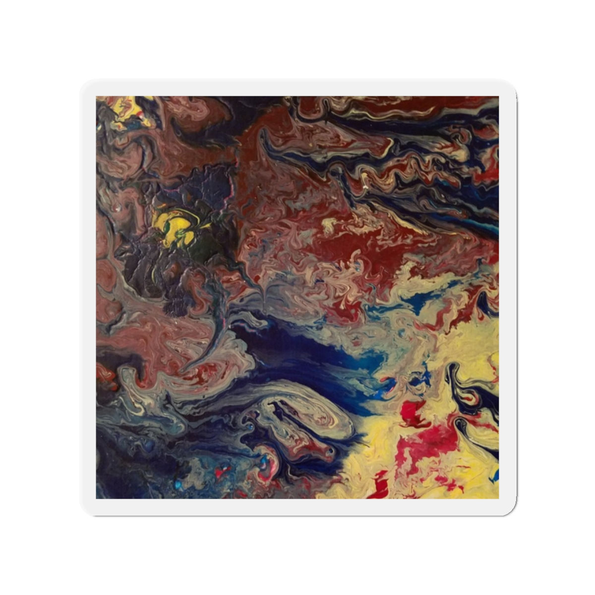 custom die-cut magnets (0139AC Subjected to Water)