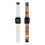 Thumbnail: Apple Watch Band with Artistic Abstract Print  (0560) (Black Yellow Purple)