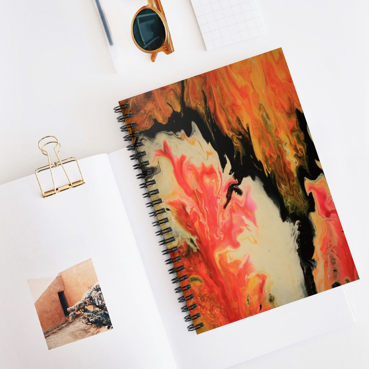 Artist's print on Spiral Notebook - Ruled Line (0151)