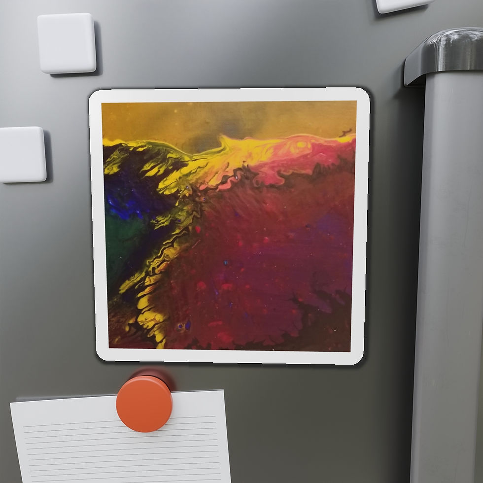 Thumbnail: custom die-cut magnets (0140AC And She Had Angel Wings)