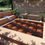 Thumbnail: Outdoor Rug with Artist's Print (0132) Red Black Orange Cream Pattern