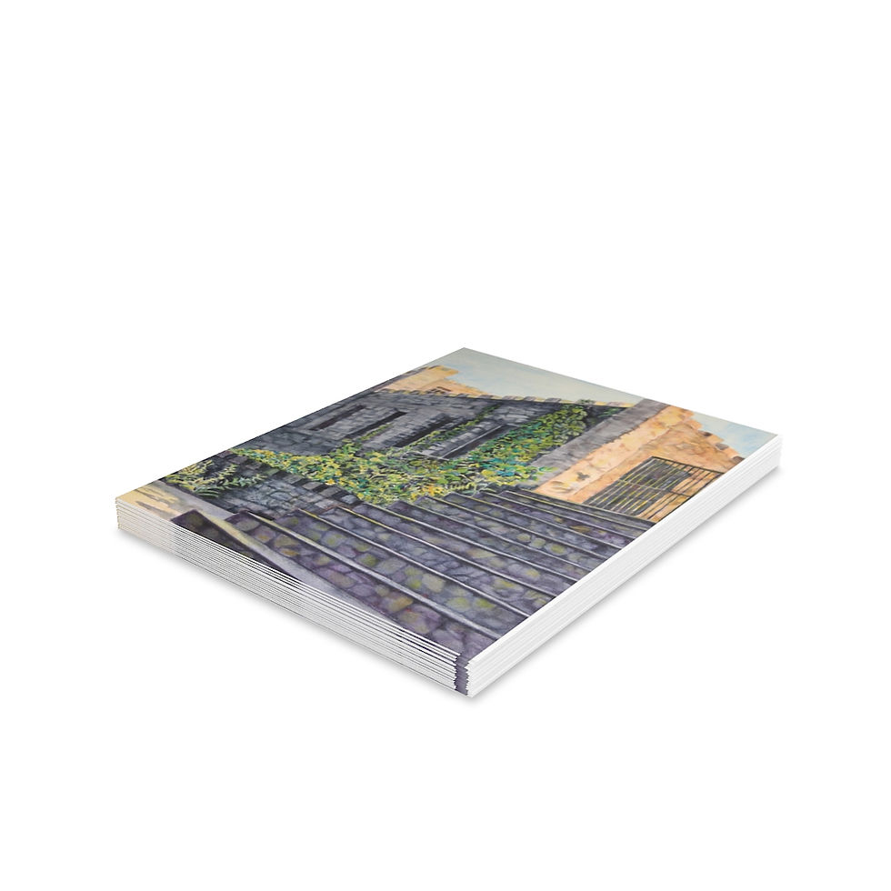 Thumbnail: Artist's print on Greeting cards Blank Inside (8, 16, 24 pcs) (0420)