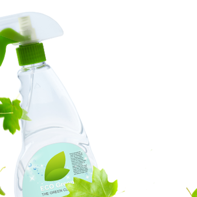 Glass Cleaner with Leaves