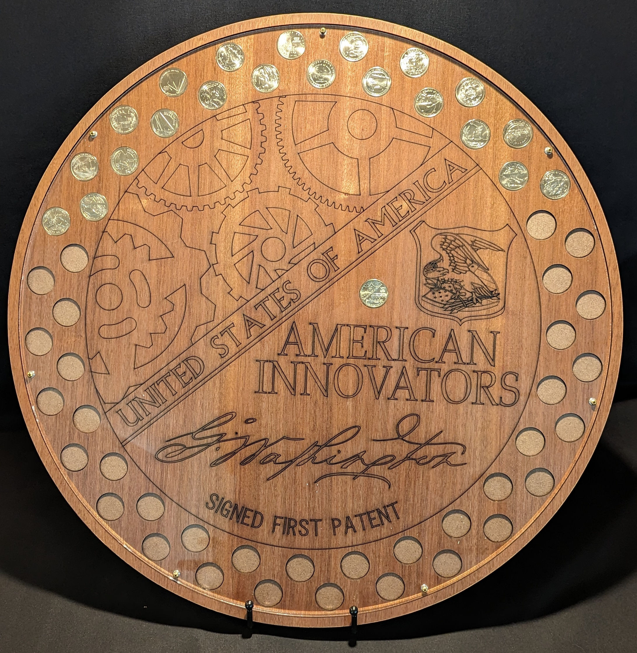 American Innovators Coin Holder Display