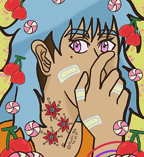 The Blue Children-Cherries and Peppermints.jpg