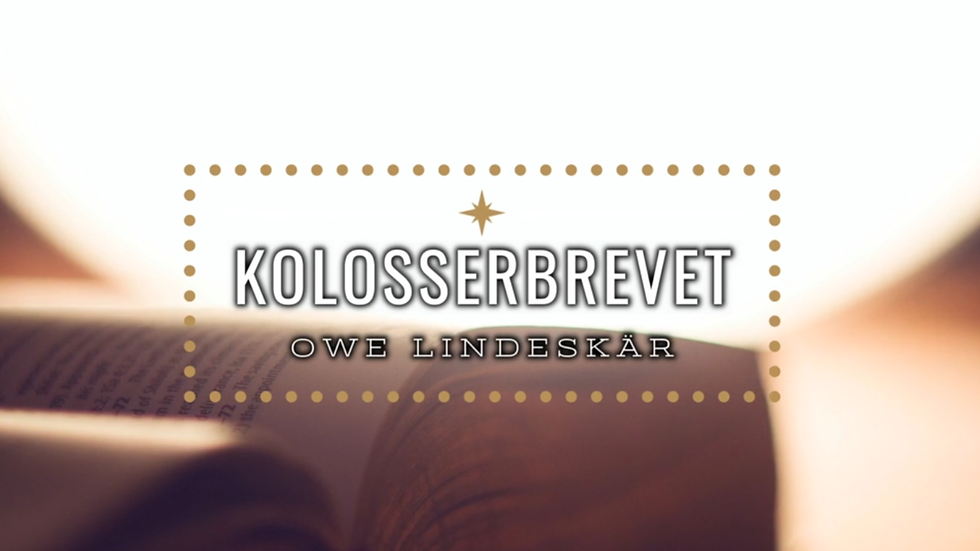 Bibelstudier 22-04-26 | Owe Lindeskär