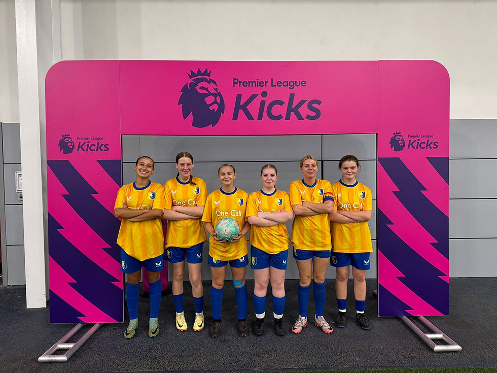 Under-16 Girls Represent the Stags at Premier League Kicks Cup