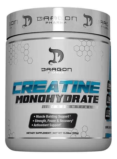 Creatina Monohidratada Dragon Pharma 300 Gramos 60 Servicios Sabor Sin saborCrea