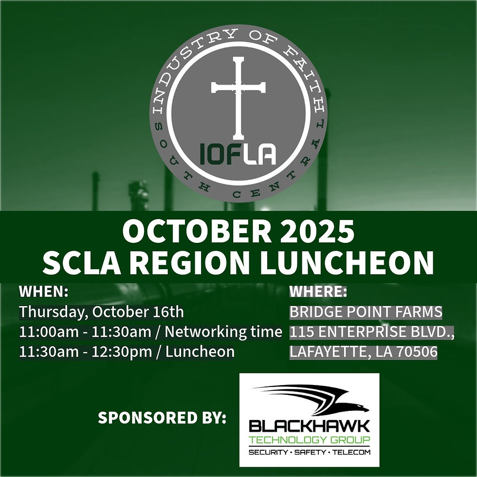 Industry of Faith - October 2025 South Central Region Luncheon