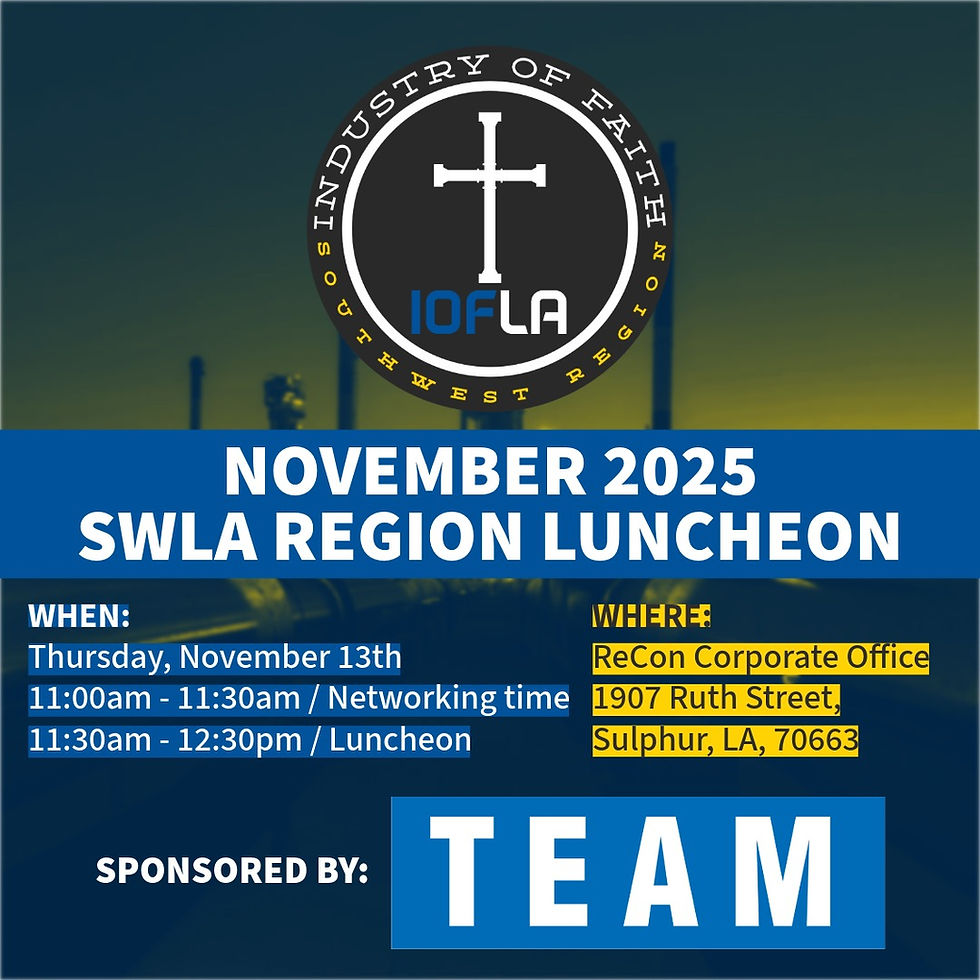 Industry of Faith - November 2025 Southwest Region Luncheon